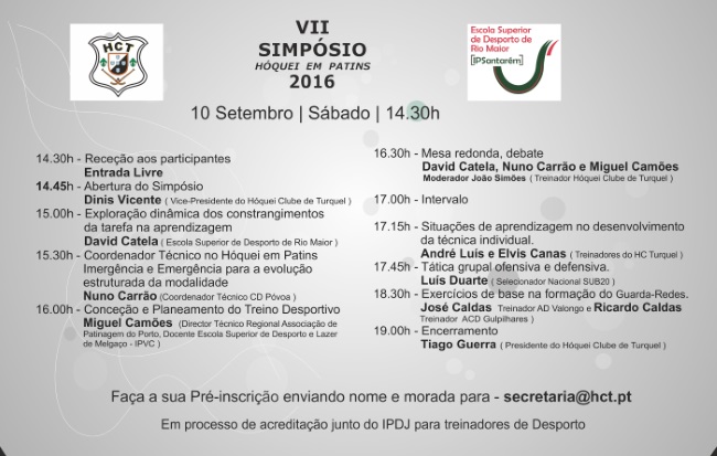 VII Simpósio Hóquei Clube Turquel 2016