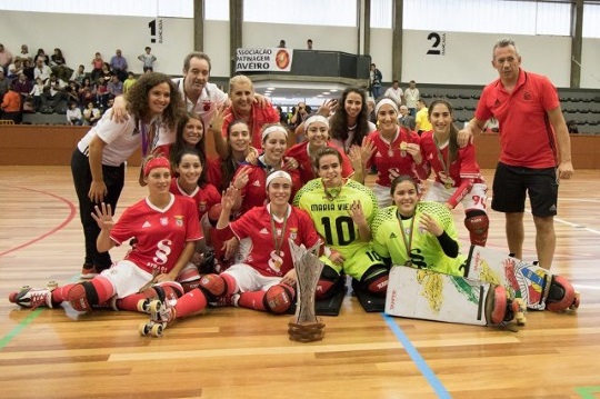 S. L. Benfica, vence a Supertaça feminina de Hóquei em Patins