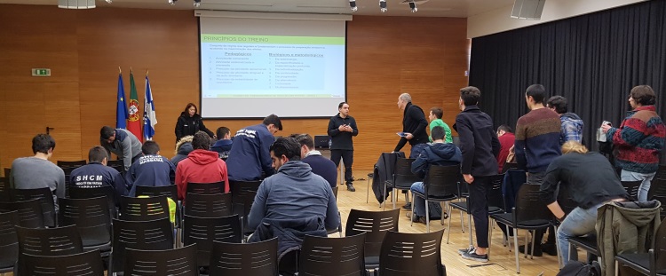 Curso de Treinadores de Grau 1 de H&oacute;quei em Patins &ndash; 3&ordm; dia