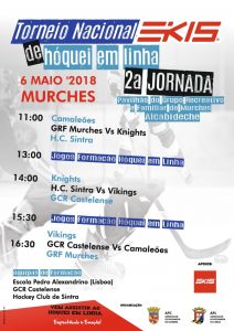 2ª Jornada do Torneio Ekis de Hóquei em Linha