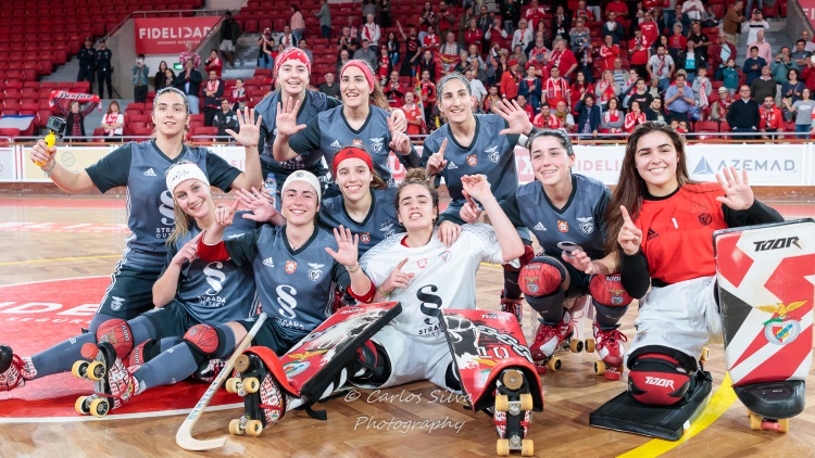Benfica sagra-se hexacampeão de hóquei em patins feminino