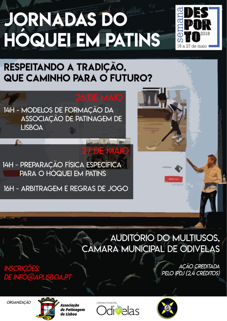 Jornadas de Hóquei em Patins nos dias 26 e 27 de maio