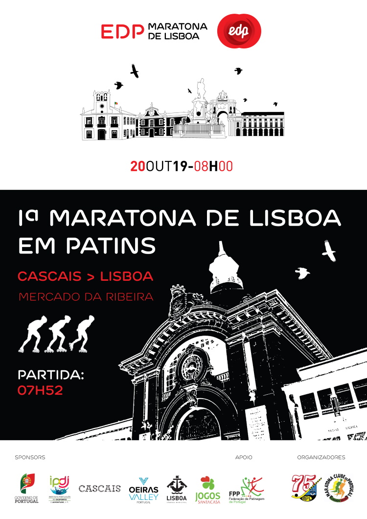 A 1ª Edição da Maratona de Lisboa em Patins está a chegar!