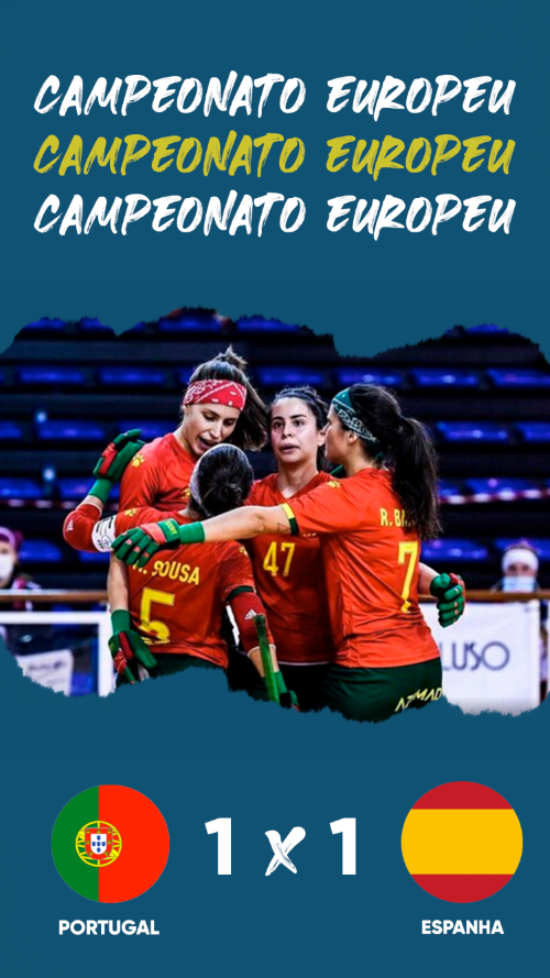 Portugal e Espanha empataram a 1 golo